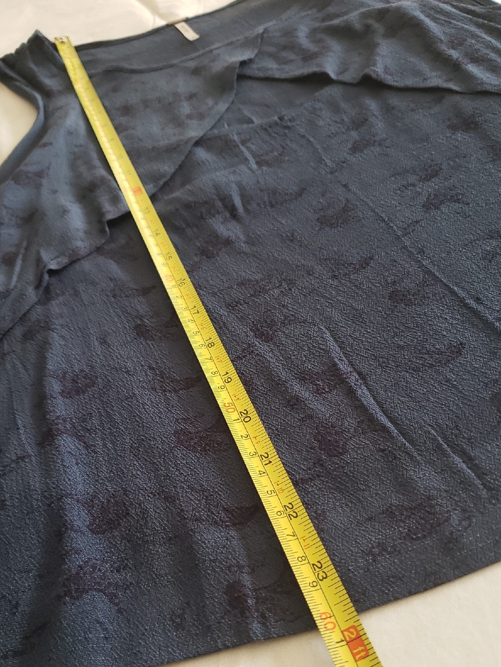 Free People New Look Through Keyhole Crinkle Tank Indigo‎ NWT Women's M - Picture 4 of 9